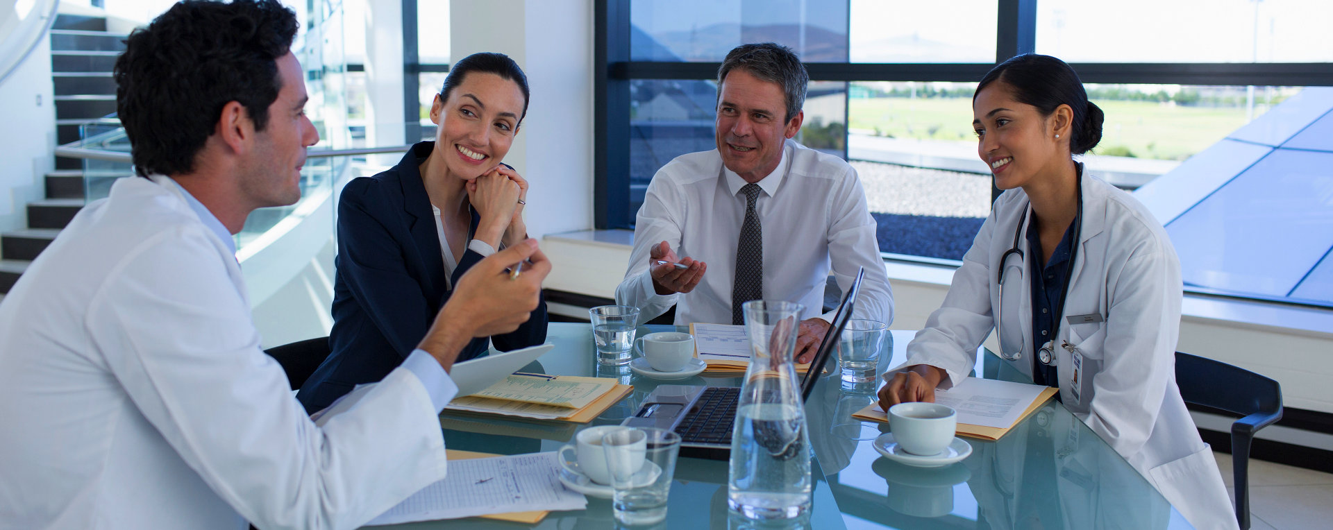 meeting with the doctors